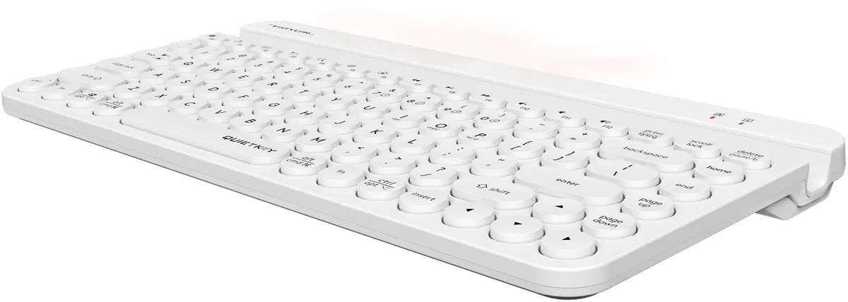 картинка Клавиатура A4Tech Fstyler FBK30 White USB беспроводная BT/ Radio slim Multimedia (FBK30) от магазина КомпьютерЦентр