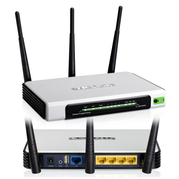 картинка Wi-Fi Маршрутизатор TP-Link TL-WR1043ND (TL-WR1043ND) от магазина КомпьютерЦентр