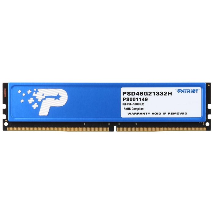 картинка Оперативная память Patriot DIMM DDR4 8Gb 2133MHz PC4-17000 (PSD48G21332H) от магазина КомпьютерЦентр