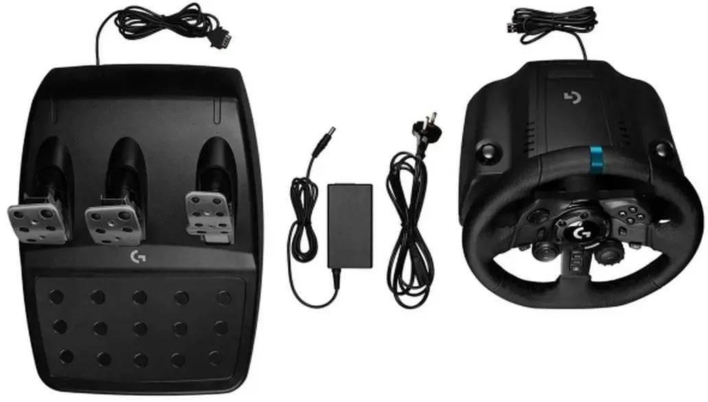 картинка Игровой руль + педали Logitech G923 TRUEFORCE (для PS5 /  PS4 /  PC) от магазина КомпьютерЦентр