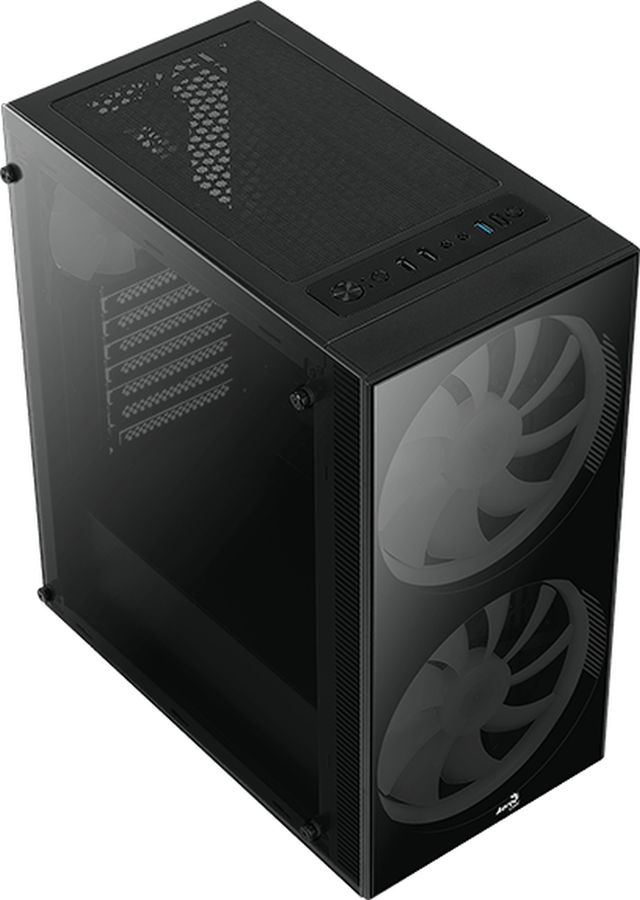 картинка Корпус Aerocool Python-G-BK-v1 черный без БП (PYTHON-G-BK-V1) от магазина КомпьютерЦентр