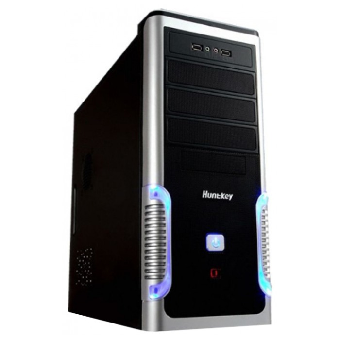 картинка Корпус HuntKey H402 550W Black/Silver (H402BS-550) от магазина КомпьютерЦентр