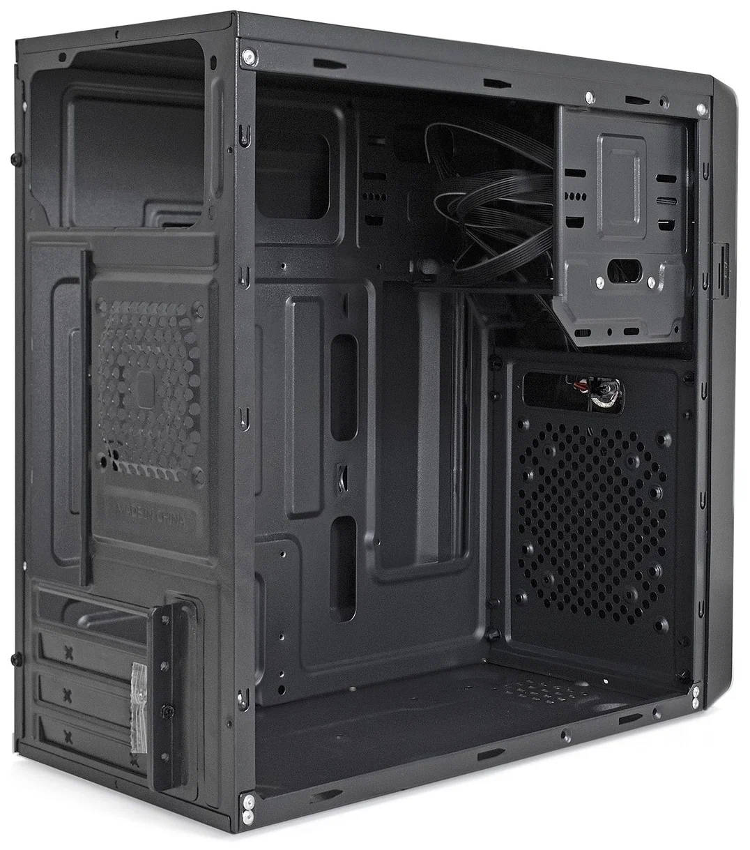 картинка Корпус Minitower ExeGate EX286429RUS BA-309U2 mATX, без БП, черный от магазина КомпьютерЦентр