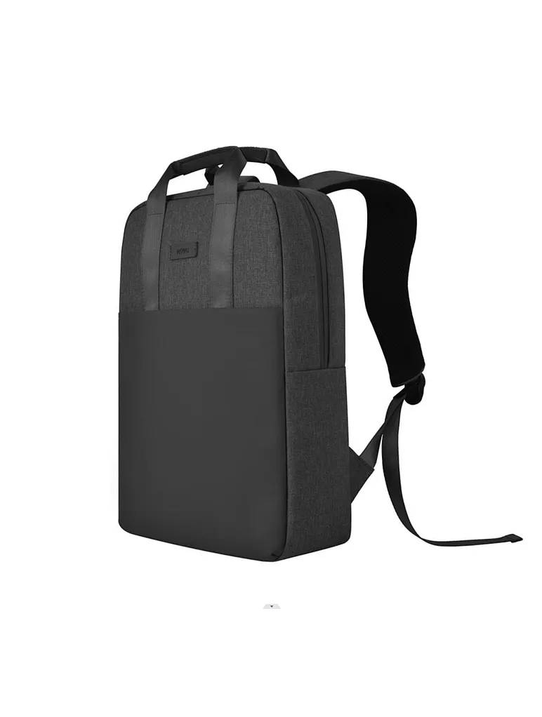 картинка Сумка (рюкзак) для ноутбука WIWU Minimalist Backpack Black (QB/ T1333-2020) от магазина КомпьютерЦентр