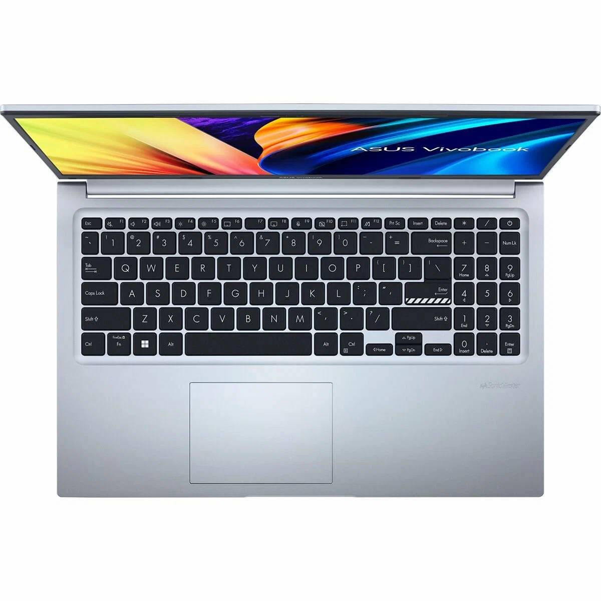 картинка Ноутбук ASUS Vivobook X1502ZA-BQ2270 15,6'' IPS (1920x1080)/  i7-12700H/  16 ГБ/  SSD 512 ГБ/  Intel Iris Xe/  DOS/  Silver (90NB0VX2-M034N0) от магазина КомпьютерЦентр