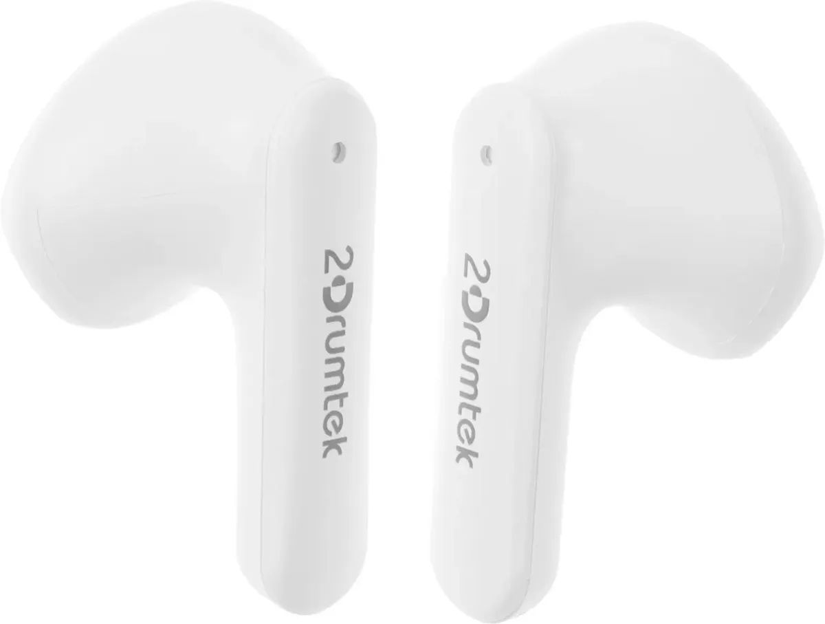 картинка Bluetooth гарнитура A4Tech 2Drumtek B20 TWS белый (B20 GRAYISH WHITE) от магазина КомпьютерЦентр