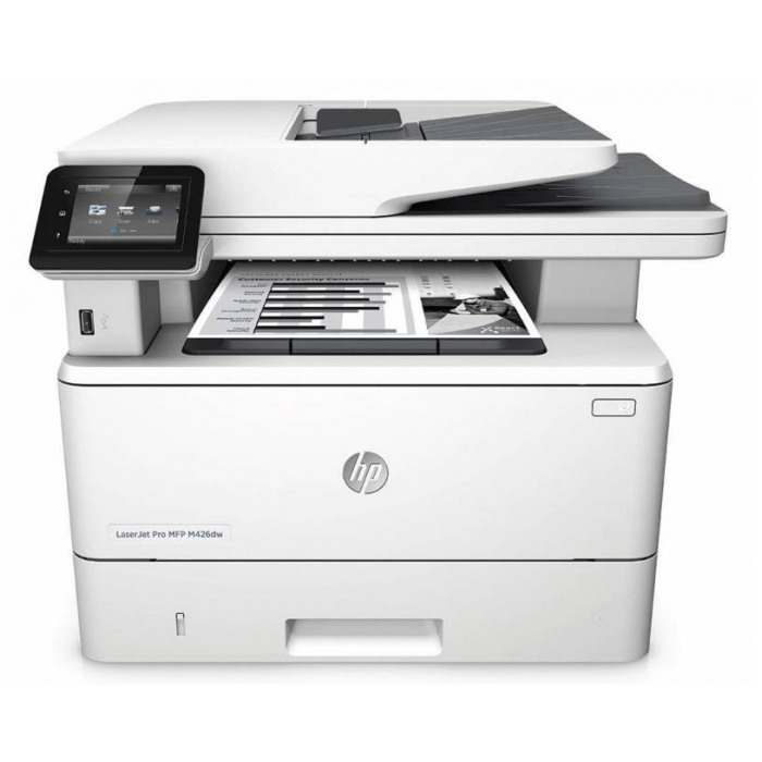 картинка МФУ лазерное HP LaserJet Pro M426dw RU A4 Duplex Wi-Fi White (F6W16A) от магазина КомпьютерЦентр