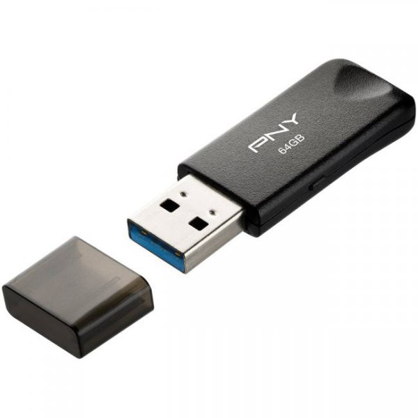 картинка USB3.1 накопитель 64Gb PNY Attcla BLKTRNBLK (FD64GATTC30KTRK-EF) от магазина КомпьютерЦентр