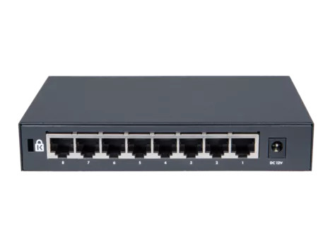 картинка Switch 8-port HPE OfficeConnect 1420 10/ 100/ 100BaseT неуправляемый (JH329A) от магазина КомпьютерЦентр