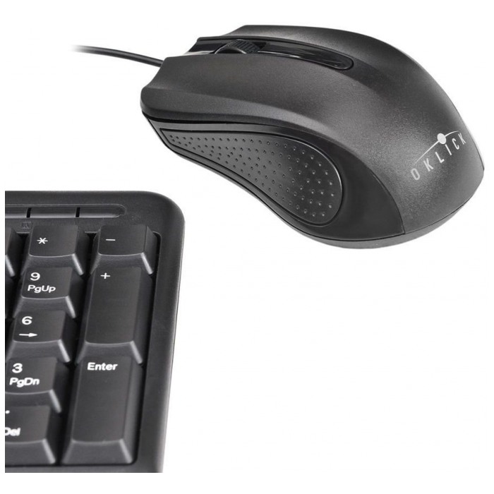 картинка Клавиатура+мышь Oklick 600M Black USB (MK-5330) от магазина КомпьютерЦентр
