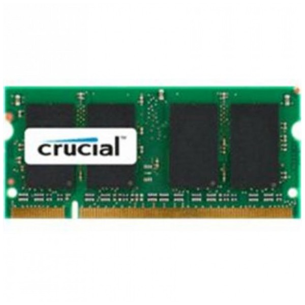 картинка Оперативная память Crucial SO-DIMM DDR2 1Gb 667MHz PC2-5300 (CT12864AC667) от магазина КомпьютерЦентр