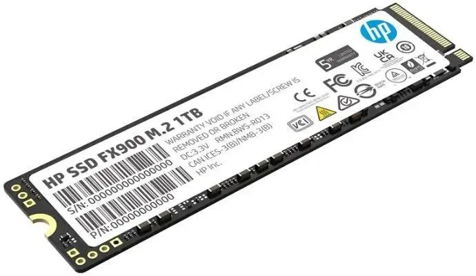 картинка SSD-накопитель 1TB HP FX900 M.2 PCIe 4.0 x4 3D TLC NAND R5000/ WR4800 (57S53AA) от магазина КомпьютерЦентр