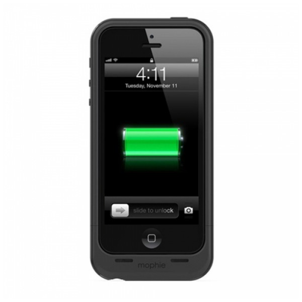 картинка Аккумулятор внешний Mophie Juice Pack Plus Case 2100 mAh for iPhone5 (2395-JPP-IP5-BLK-I) от магазина КомпьютерЦентр