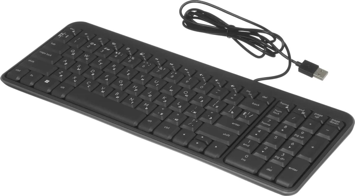 картинка Клавиатура Logitech K106 Keyboard USB Slim (920-013902) от магазина КомпьютерЦентр
