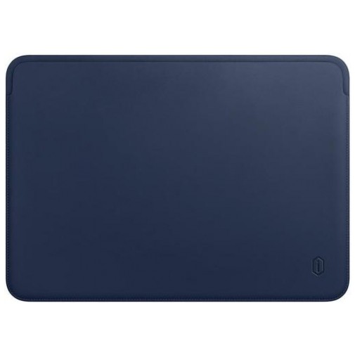 картинка Чехол Wiwu MacBook Air 13/ Pro 13 Leather Skin Pro Sleeve Navy Blue от магазина КомпьютерЦентр