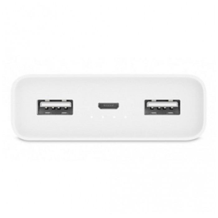 картинка Аккумулятор внешний Xiaomi Mi Power bank 2C, 20000 mAh, White, USB, Micro-USB (PLM06ZM) (VXN4212CN) от магазина КомпьютерЦентр