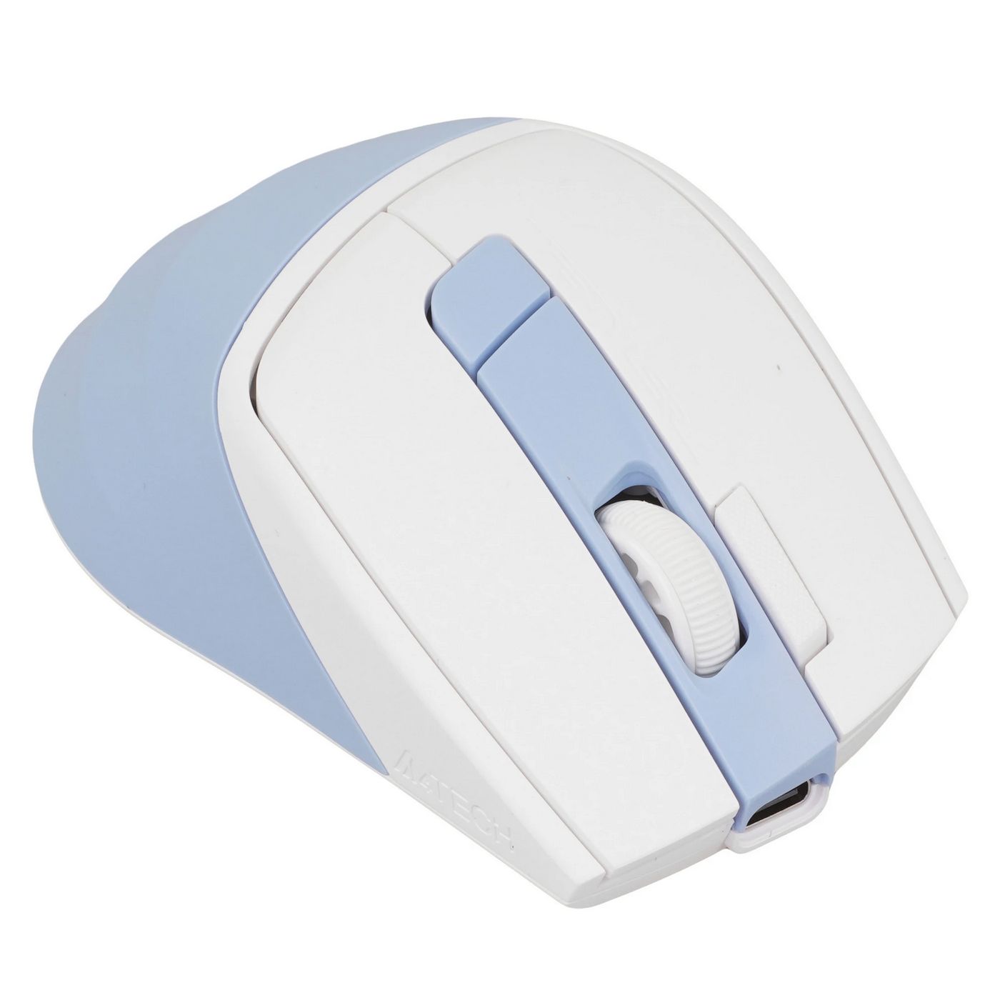 картинка Мышка A4tech Fstyler FG45CS Air2 голубой/ белый оптич., silent, FG45CS AIR USB (ICY BLUE) от магазина КомпьютерЦентр
