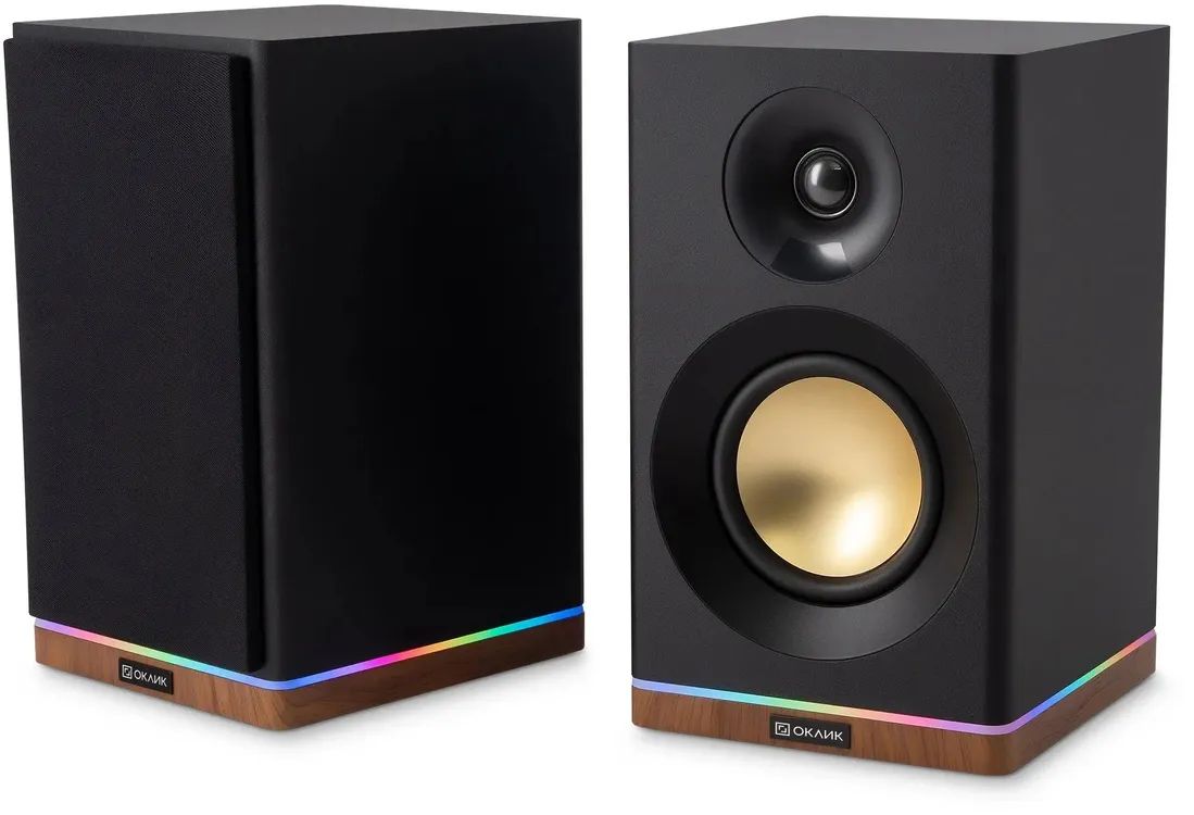 картинка Колонки Bluetooth Oklick OK-605A, 2.0, черный от магазина КомпьютерЦентр
