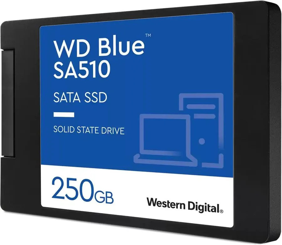 картинка SSD накопитель 250 Гб 2.5'' WesternDigital Blue SA510 (WDS250G3B0A) от магазина КомпьютерЦентр