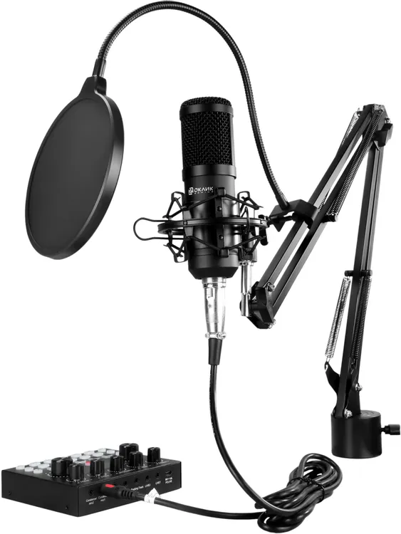 картинка Микрофон Oklick SM-600G 2.5м черный (1796784) от магазина КомпьютерЦентр