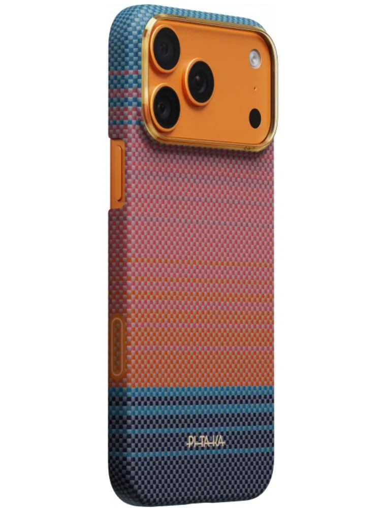 картинка Чехол PITAKA Edge Case для iPhone 17 Pro, Sunset2.0-California Dream 04 от магазина КомпьютерЦентр