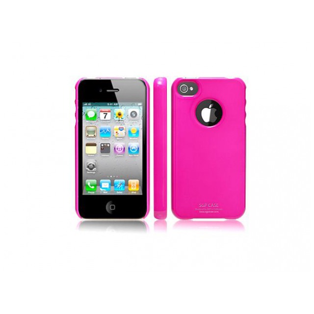 картинка Чехол SGP Linear Case Color Series Fantasia Hot Pink for iPhone 4 (SGP07588) от магазина КомпьютерЦентр