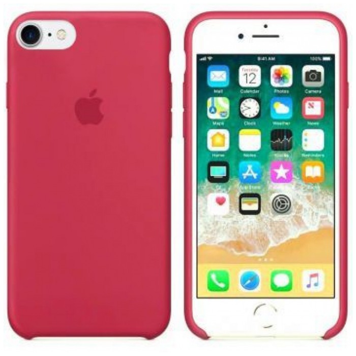 картинка Чехол Apple Silicone Case for iPhone 6/ 6S Rose Red от магазина КомпьютерЦентр