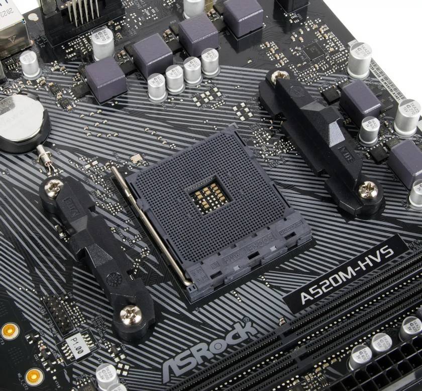 картинка Материнская плата Asrock A520M-HVS Soc-AM4 AMD A520 2xDDR4 mATX от магазина КомпьютерЦентр