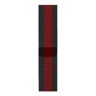 картинка Ремешок Apple Watch Milanese Loop 42mm Metal Black-Red от магазина КомпьютерЦентр