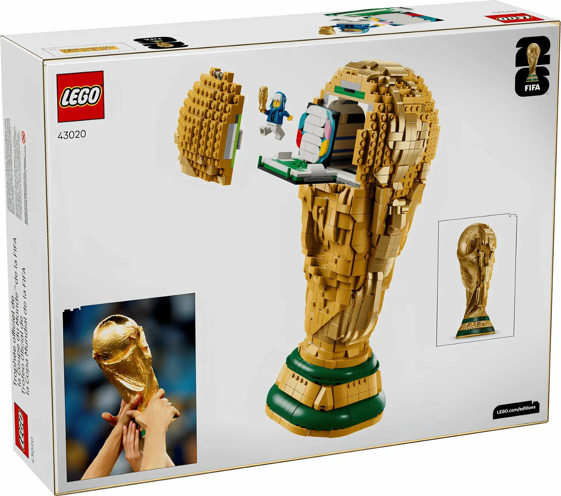 картинка Конструктор LEGO Editions 43020 Официальный трофей чемпионата мира по футболу FIFA 2842 дет. от магазина КомпьютерЦентр