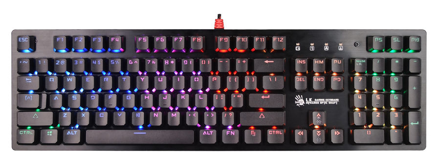 картинка Клавиатура A4-Tech Bloody B820R Dual Color (B820R Gray (Blue Switch)) от магазина КомпьютерЦентр