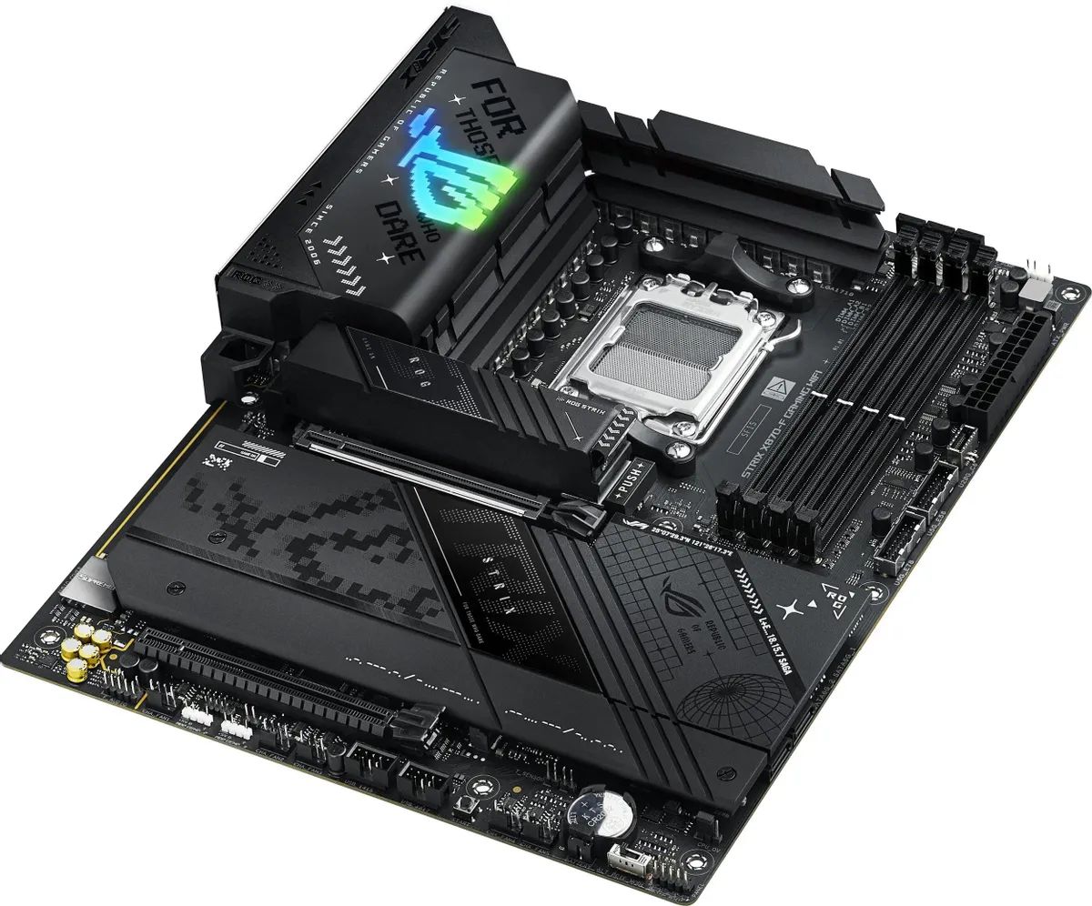 картинка Материнская плата ASUS ROG STRIX X870-F GAMING WIFI AM5, ATX от магазина КомпьютерЦентр