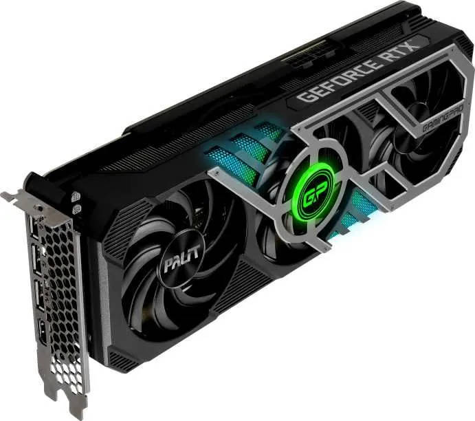 картинка Видеокарта 10Gb GDDR6X GeForce RTX 3080 Palit GamingPro [NED3080019IA-132AA] от магазина КомпьютерЦентр