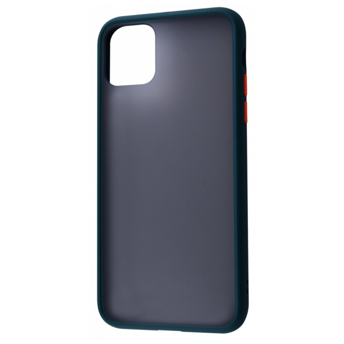 картинка Чехол Totu Gingle series Silicone/ Plastic for iPhone 11 Pro Max 6.5'' Green/ Orange AA075 от магазина КомпьютерЦентр