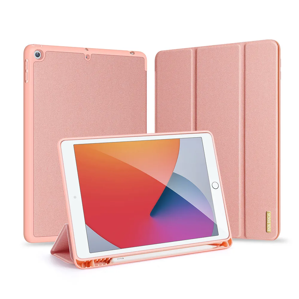 картинка Чехол-книжка для iPad 7/  8/  9 10.2'' Dux Ducis Domo series, розовый от магазина КомпьютерЦентр