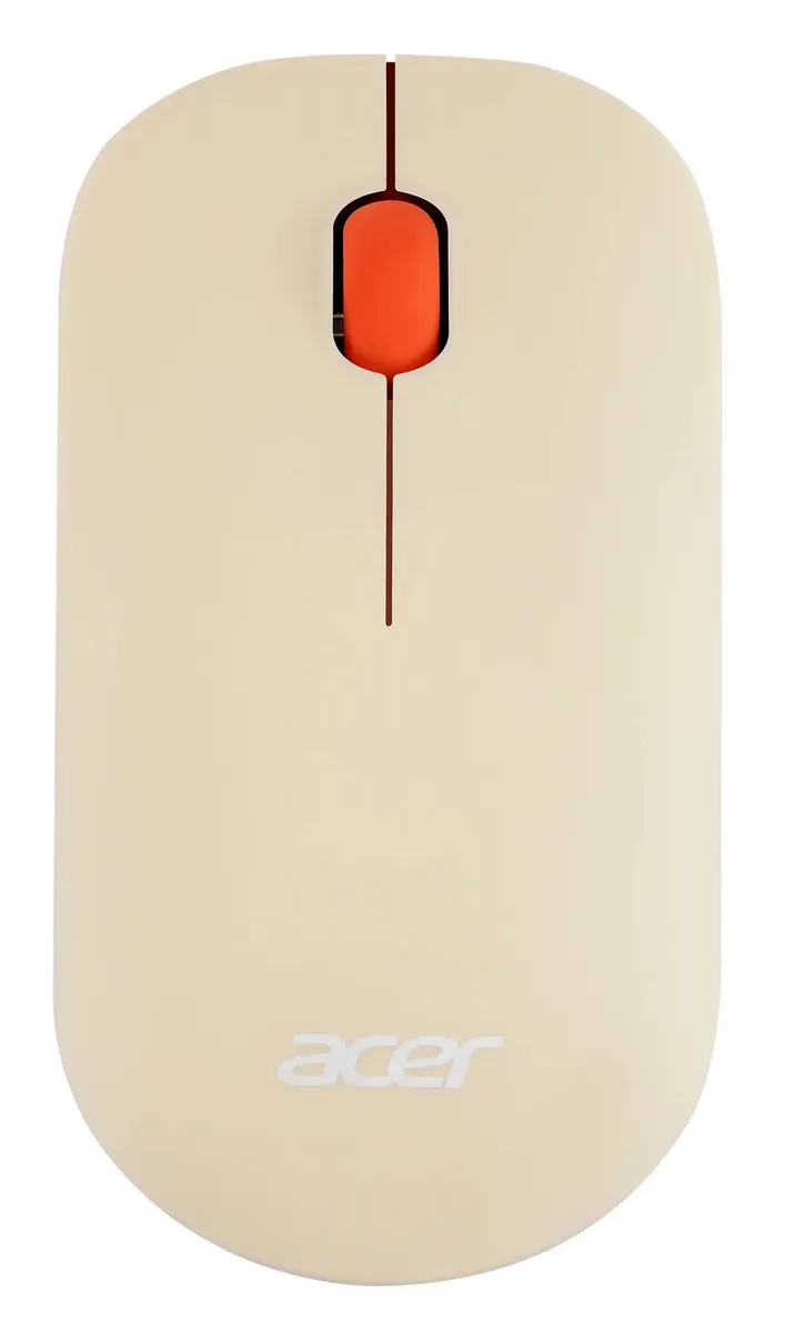 картинка Мышь Acer OMR200, бежевый, беспроводная, для ноутбука (ZL.MCEEE.022) от магазина КомпьютерЦентр