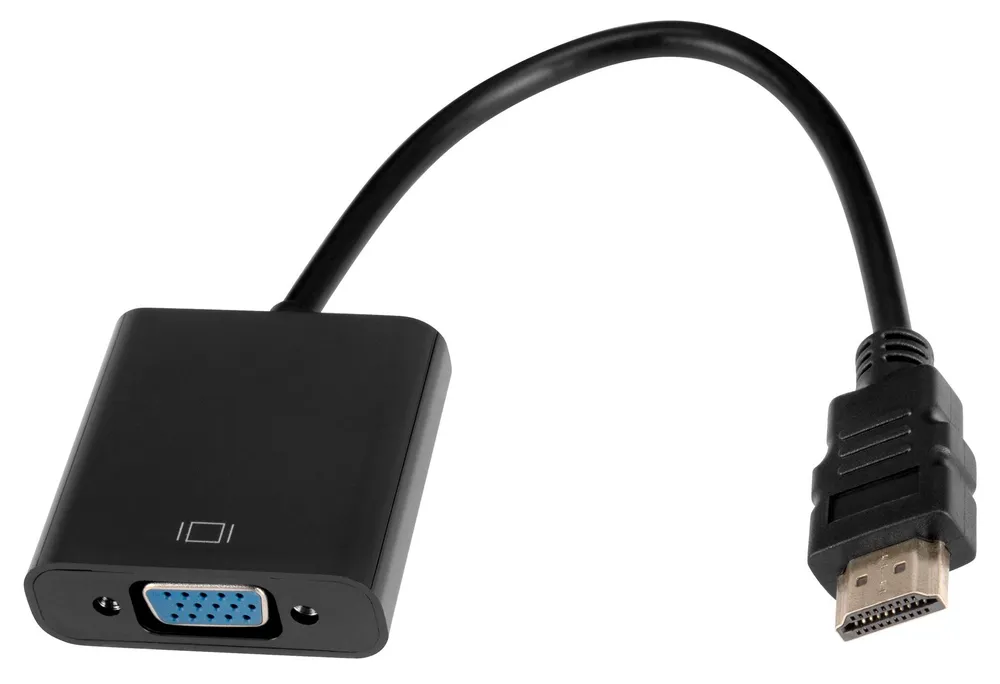 картинка Переходник Buro HDMI (m)/ VGA (f) 0.1м 1478159 (HDMI-M-VGA-F) от магазина КомпьютерЦентр