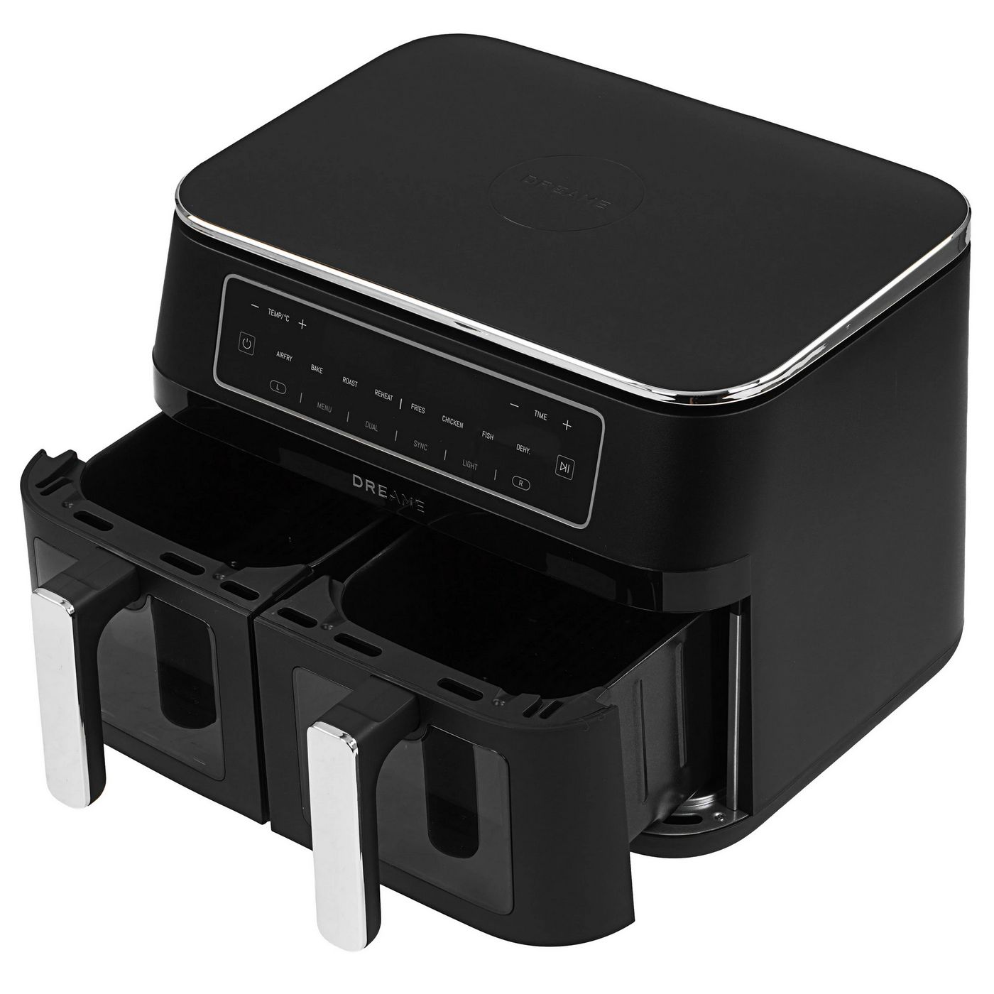 картинка Аэрогриль Dreame Tasti Airfryer DZ30 черный, 3000 Вт, 5.5 л, кнопки, 8 программ от магазина КомпьютерЦентр