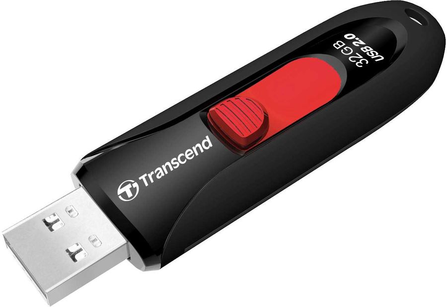 картинка USB накопитель 32Gb Transcend JetFlash 590 Black (TS32GJF590K) от магазина КомпьютерЦентр