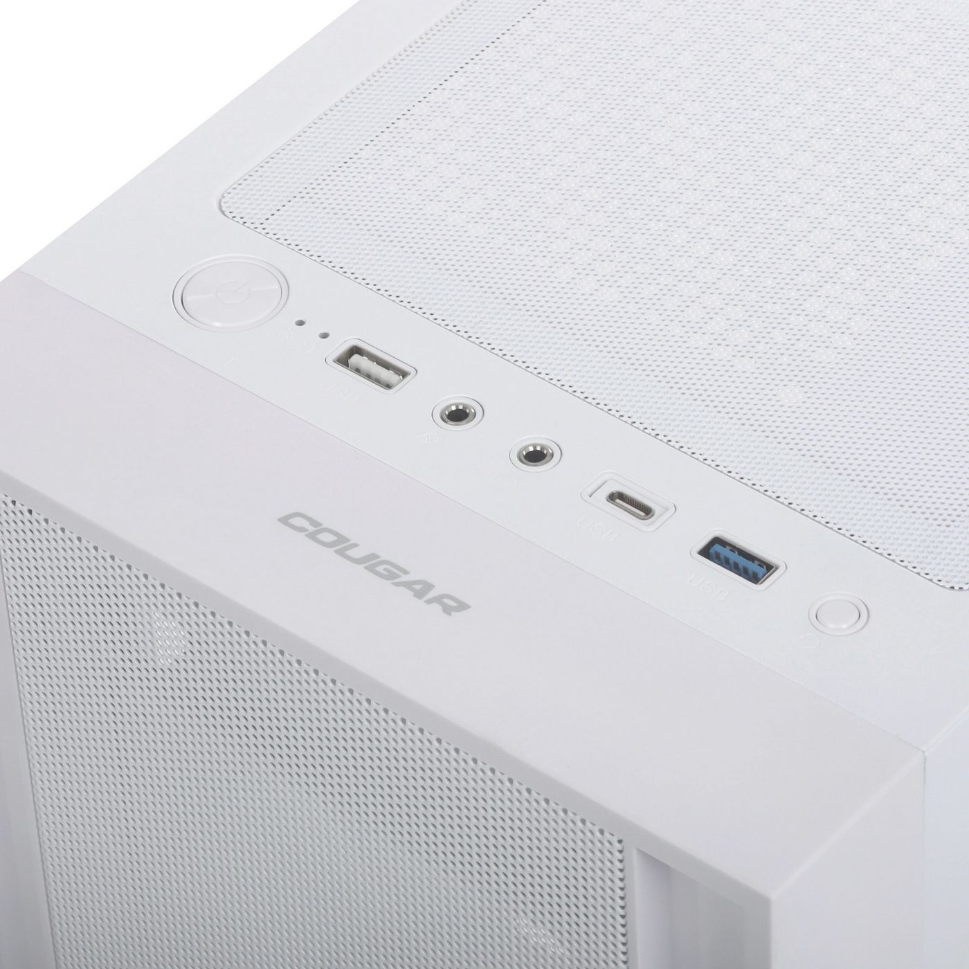 картинка Корпус Cougar Mid Tower MX160 ARGB White, USB 3.0x2, Type-C, 4xARGB fan, no PSU от магазина КомпьютерЦентр