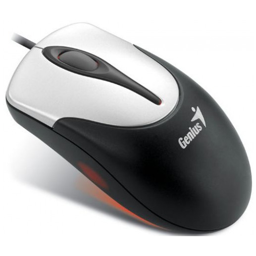 картинка Мышка Genius NetScroll 310 Mini Black/Silver PS2 (31011346101) от магазина КомпьютерЦентр