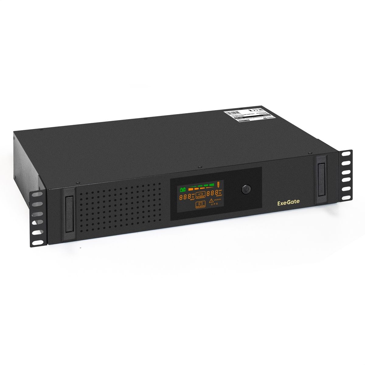 картинка ИБП ExeGate EX293849RUS ServerRM UNL-800.LCD.AVR.2SH.3C13.USB.2U 800VA/ 480W, Color LCD, AVR, 2*Schuko+3*C13, USB, 2U, установка в стойку, Black от магазина КомпьютерЦентр