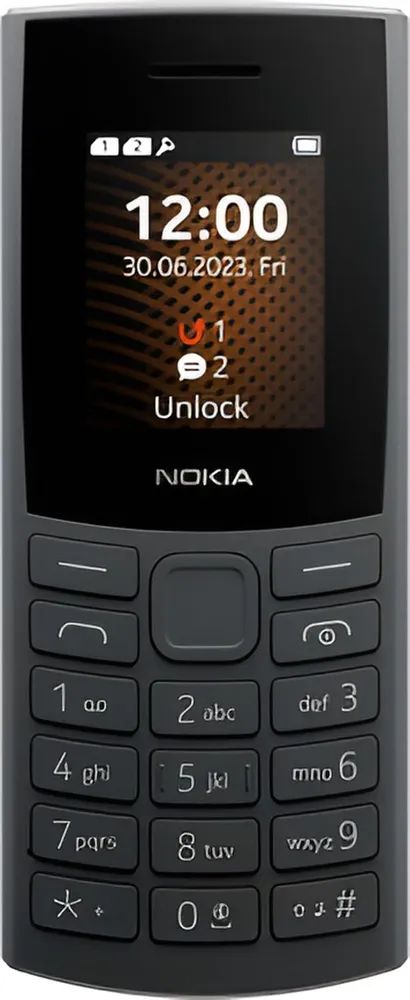 картинка Телефон мобильный Nokia 106 DS TA-1564 CHARCOAL, черный (1GF019BPA2C02) от магазина КомпьютерЦентр