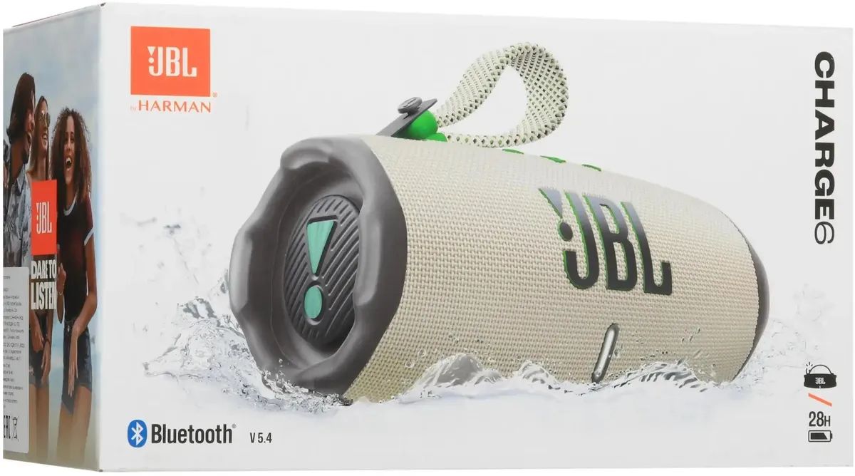 картинка Акустика JBL Charge 6 Sand 45W (JBLCHARGE6SAND) от магазина КомпьютерЦентр