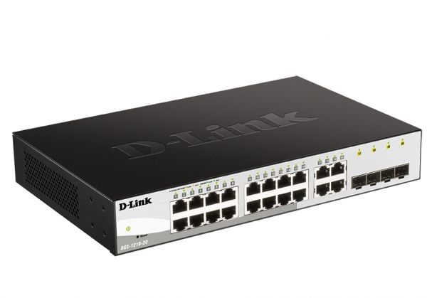 картинка Switch 20-port D-Link DGS-1210-20/ F1A 16G настраиваемый от магазина КомпьютерЦентр