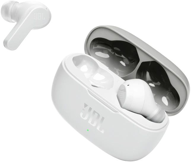 картинка Bluetooth гарнитура JBL Wave 200TWS White от магазина КомпьютерЦентр