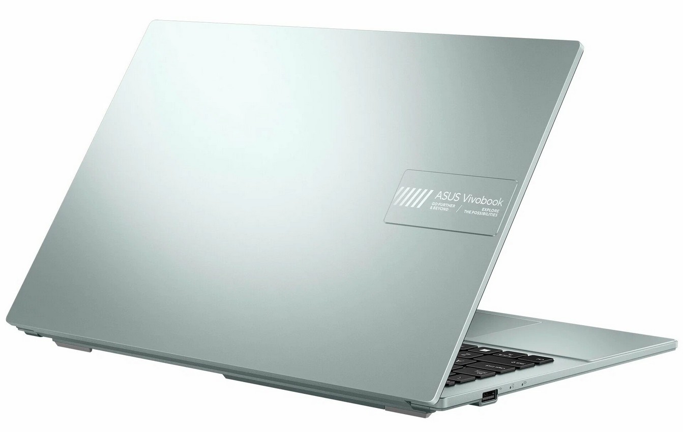 картинка Ноутбук ASUS VivoBook E1504FA-L1661 15.6'' OLED FHD /  Ryzen 5 7520U/  16Gb LPDDR5/  512Gb SSD/  UMA/  Wi-Fi/  BT/  Cam/  DOS/  Green от магазина КомпьютерЦентр