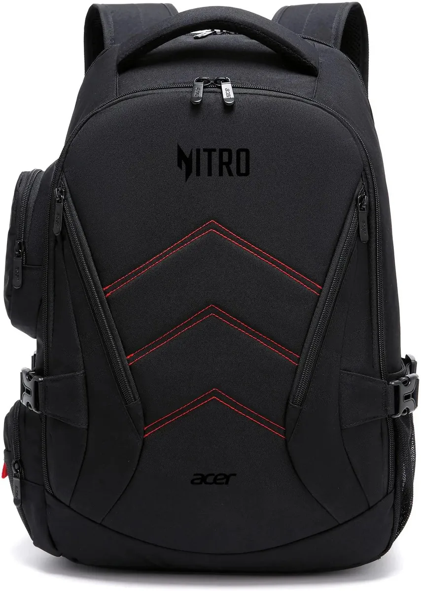 картинка Рюкзак для ноутбука 15.6'' Acer Nitro OBG313 черный/ красный полиэстер (ZL.BAGEE.00G) от магазина КомпьютерЦентр