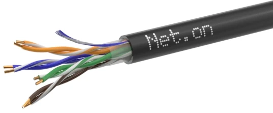 картинка Кабель UTP Neton cat.5e 4х2х24AWG solid CCA PE Out. 305м (м) Net.on 01-0301 от магазина КомпьютерЦентр