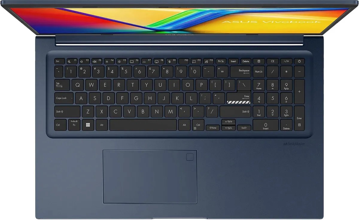 картинка Ноутбук ASUS Vivobook 17 X1704VA-AU639 17.3'' FHD i3 1315U (1.2)/  8Gb/  512 PCI SSDGb/  noDVD/  Intel UHD Graphics/  DOS/  Quiet Blue от магазина КомпьютерЦентр